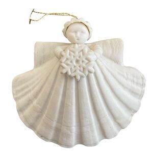MARGARET FURLONG Seashell “Snowflake” Angel Elegant Ornament Rare 1989 Archived